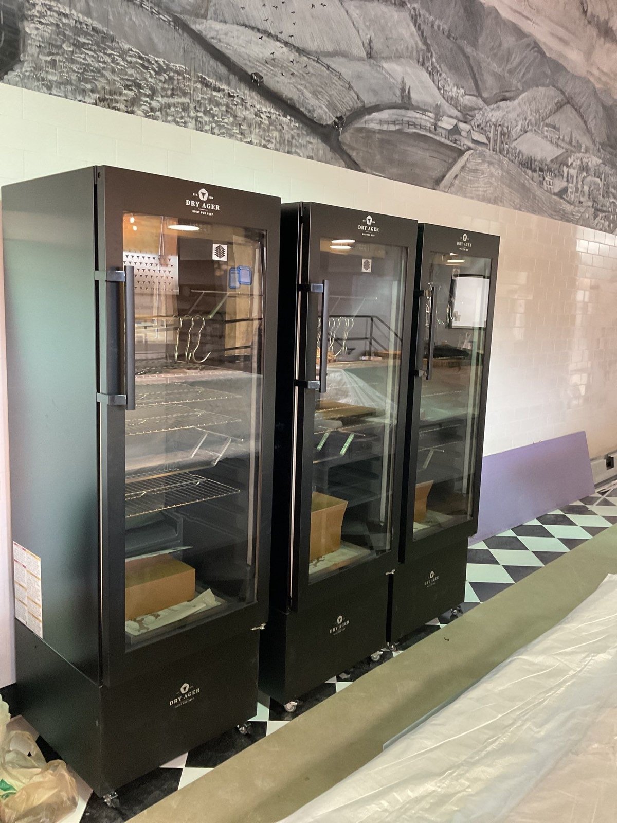 Butchery dry-ager cabinets — NLI refrigeration install