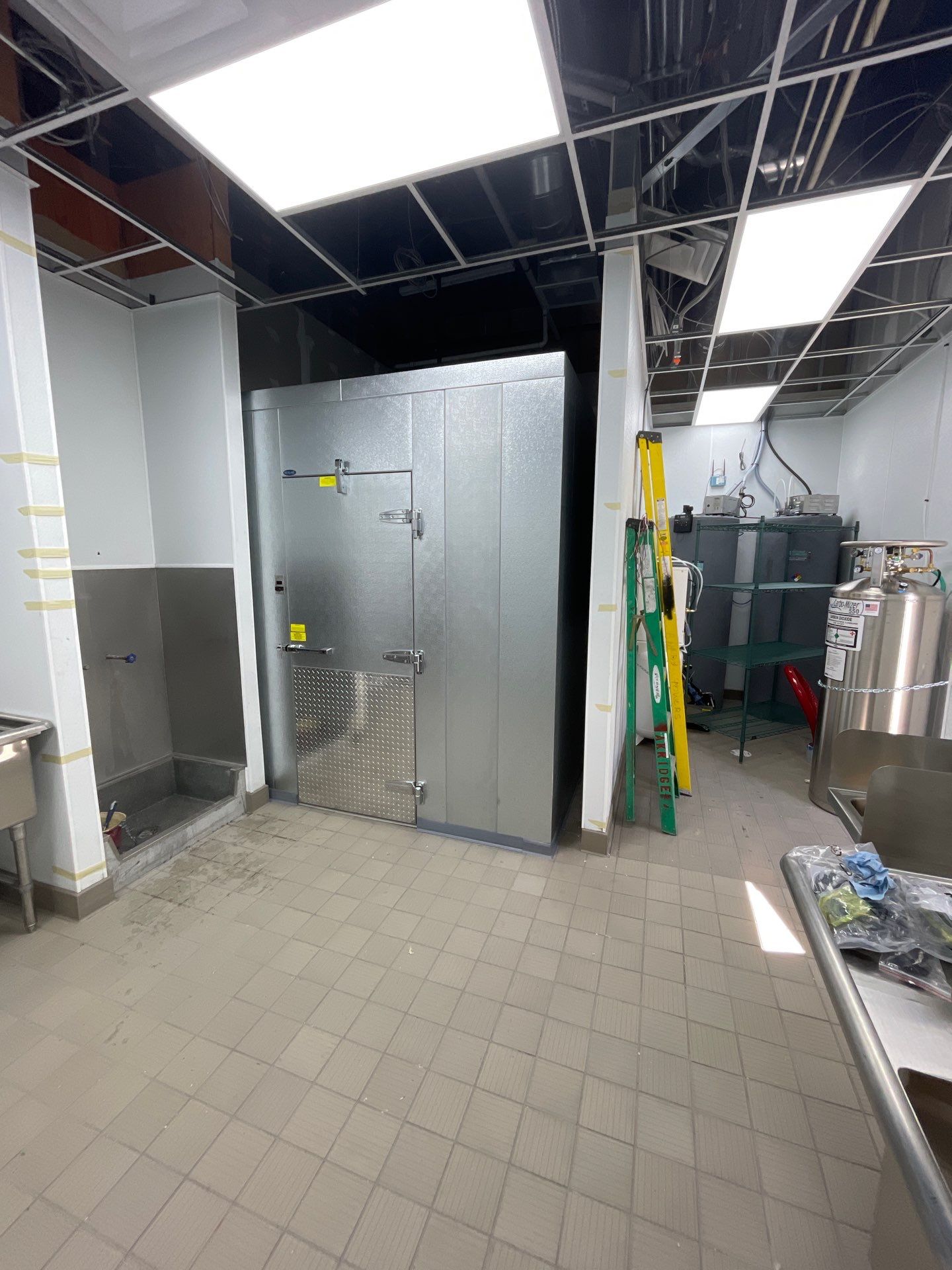 Foster's walk-in cooler — NLI refrigeration install